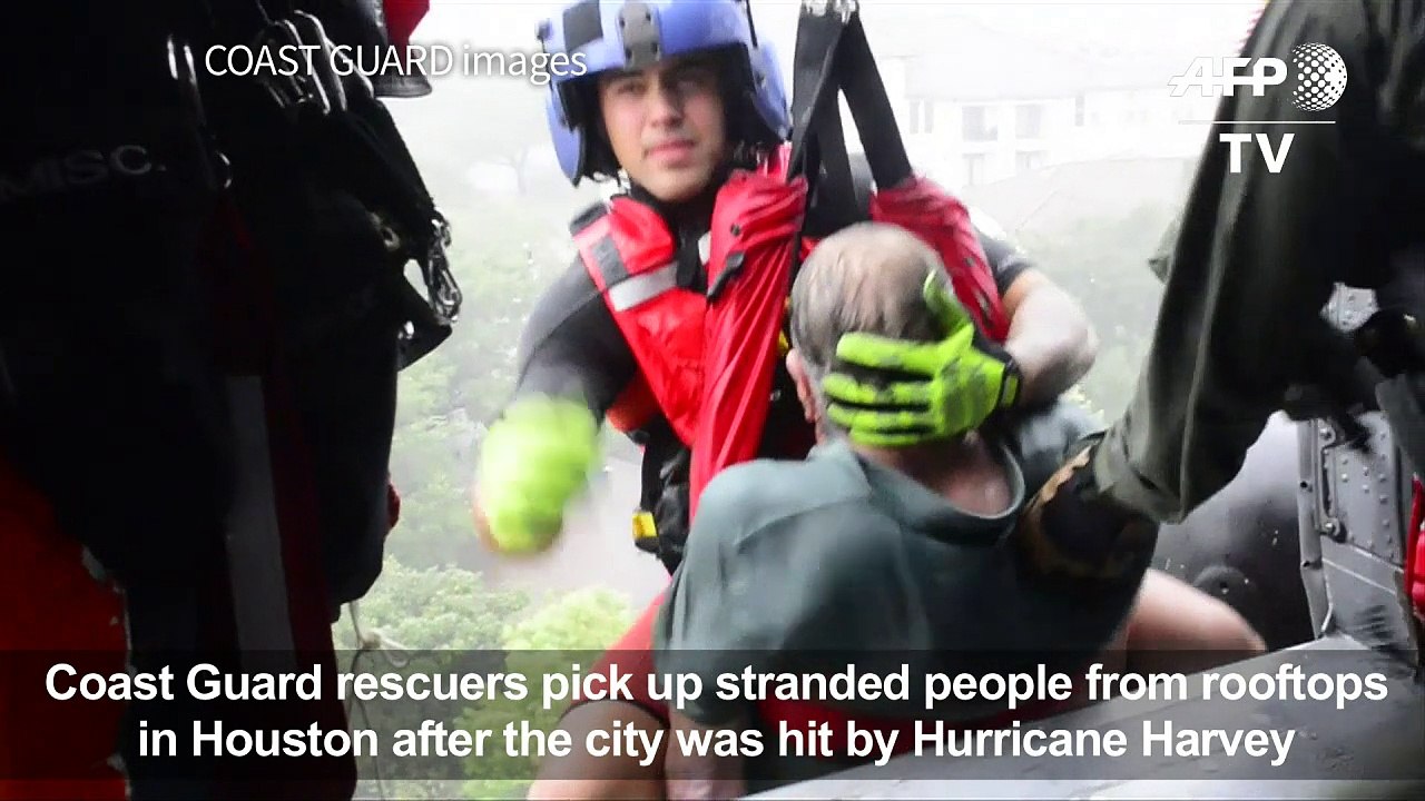 Texas Coast Guard conducts rescue operations