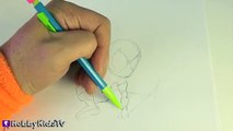 Lettres artisanat dessiner amusement amusement rapide Superman hobbydad n w / crayons à crayons hobbykidstv