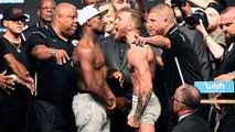 Mayweather vs McGregor: Weigh-in Faceoffs