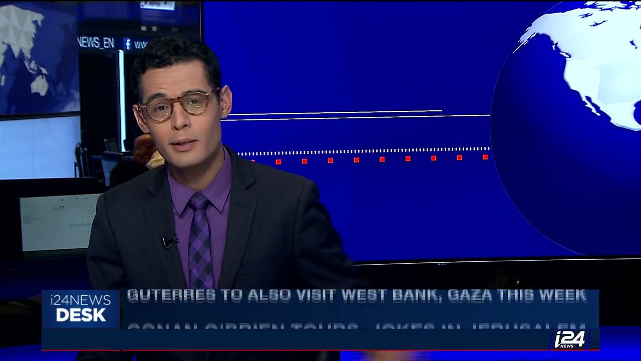 i24NEWS DESK | Conan O'Brien tours, jokes in Jerusalem | Monday, August 28th 2017