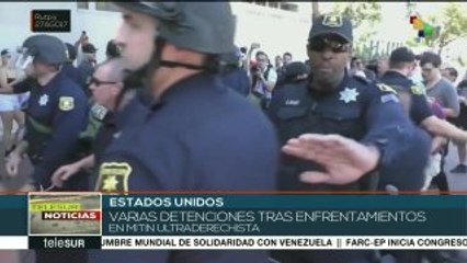 Varios detenidos en EE.UU. tras un mitin de ultraderechistas