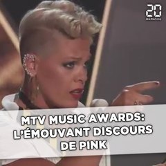 Le discours émouvant de Pink aux MTV Music Awards