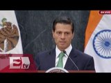Mensaje de bienvenida de EPN al Primer Ministro de la India / Francisco Zea