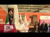 Mancera entrega tres trenes rehabilitados del STC / Ingrid Barrera