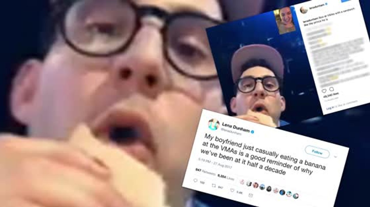 Jack Antonoff Woos Lena Dunham With VMA Snacking
