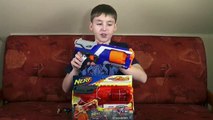 Nerf N-Strike Elite Sonic Fire Strongarm Unboxing, Overview & Firing Test