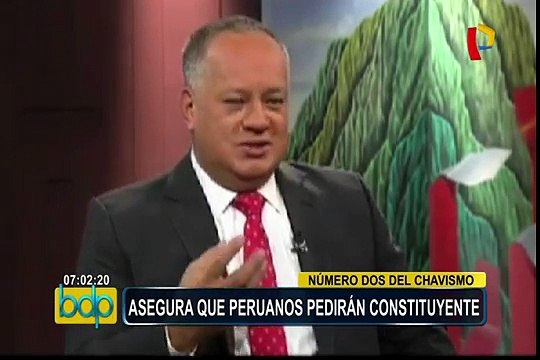 Venezuela: Diosdado Cabello afirma que en Colombia y Perú habrá una constituyente