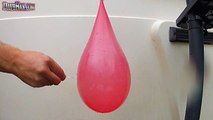 Water Balloon Vs Pin Pop Slow Motion GoPro 120fps