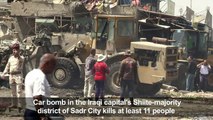 Car bomb kills 11 in Baghdad's Sadr City: medics, security