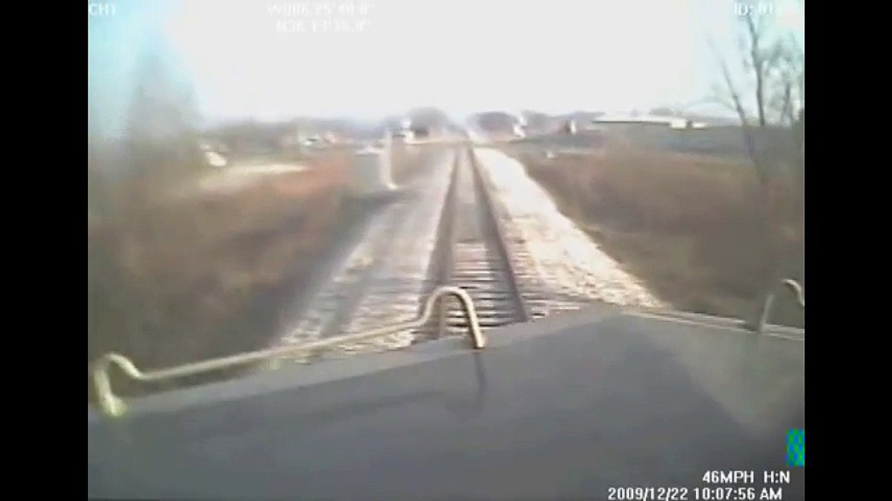 Live train accident caught on cam