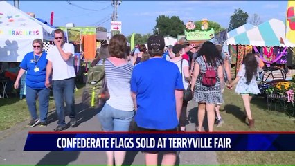 Download Video: Fair Vendor Claims Confederate Flags Continue to Be a Best-Seller