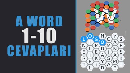 A Word Kelime Oyunu Bölüm Sonu ve Tüm Cevapları - 1-10 Arası