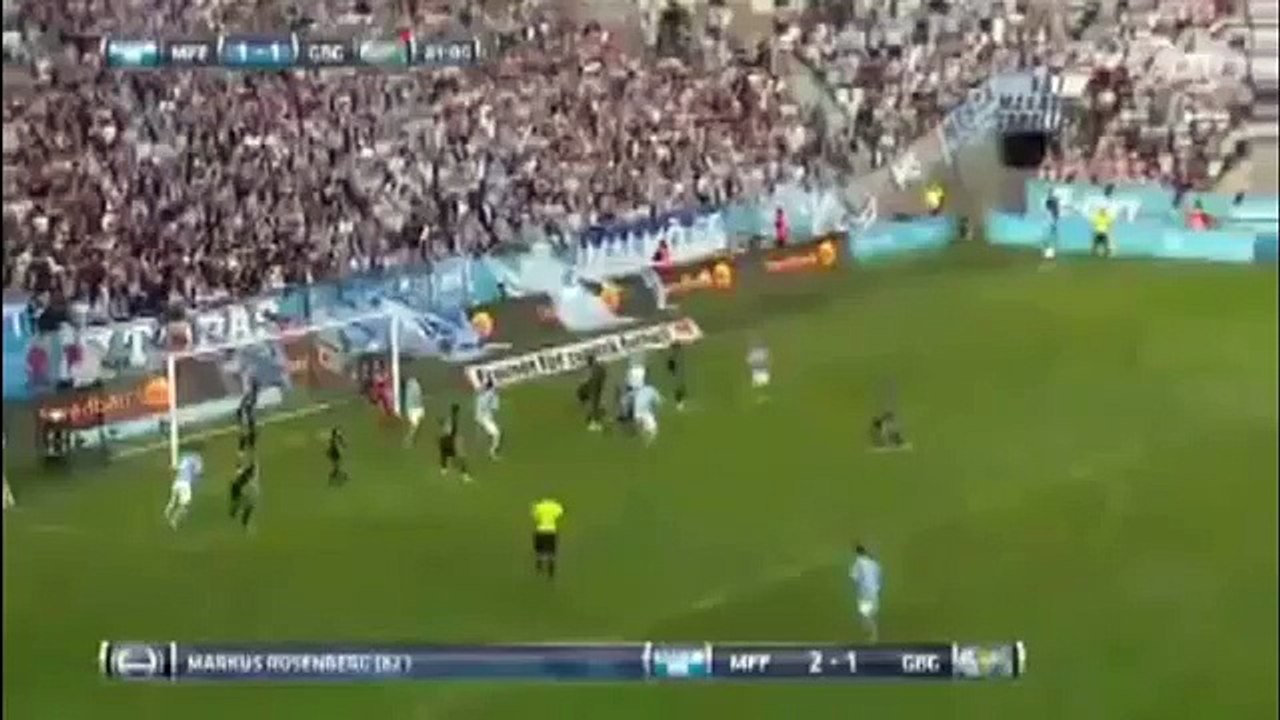 Malmoe 2:1 Goeteborg (Swedish Allvenskan 27 August 2017)