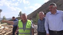 TBMM Çevre Komisyonu Başkanı Pektaş, Bahçecik Barajı İnşaatında İncelemelerde Bulundu