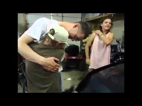 Soldier Comes Home And Surprises His Younger Brother