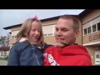 Soldier Suprises Daughter At School