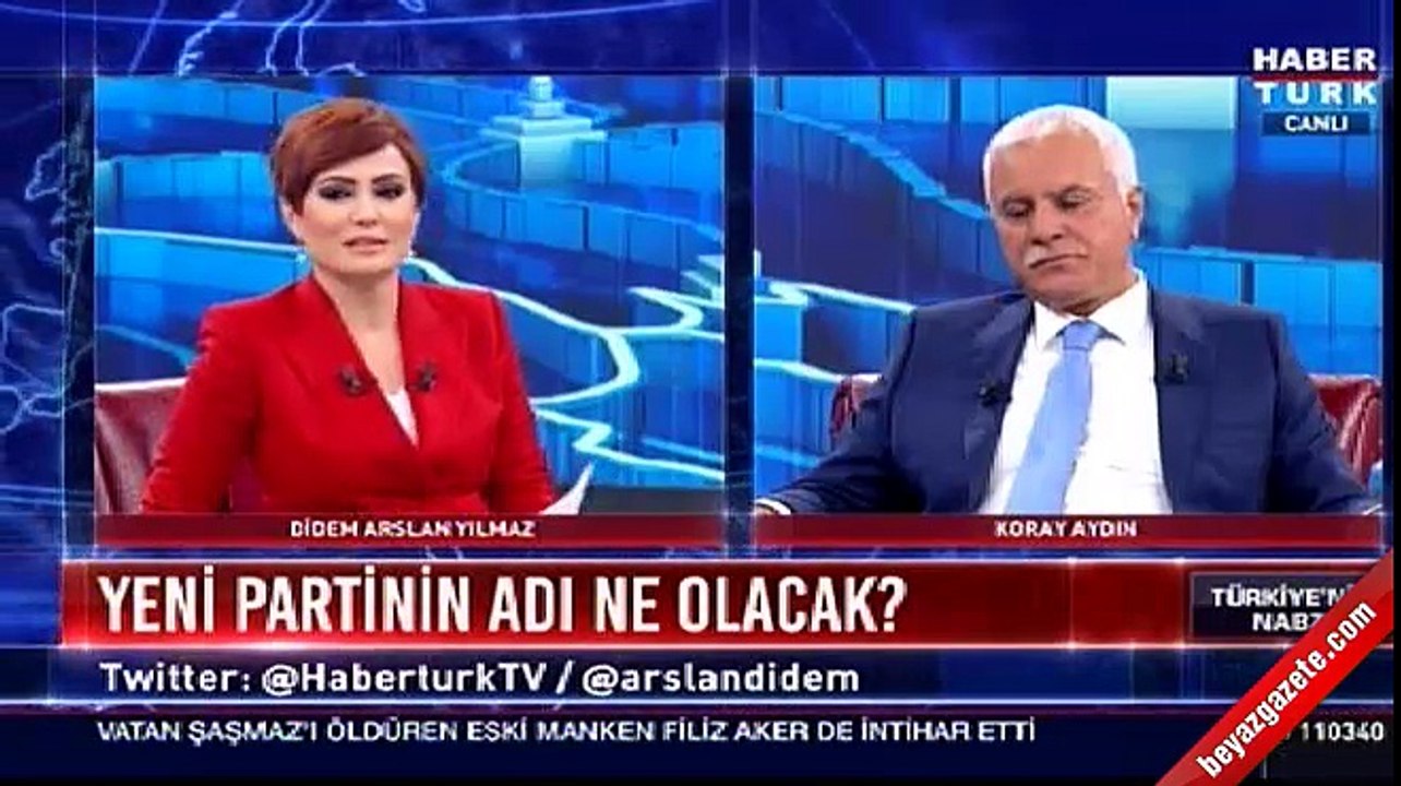 Koray Aydın yeni partinin adını açıkladı