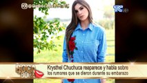 Krysthel Chuchuca reaparece y habla sobre los rumores que se dieron durante su embarazo