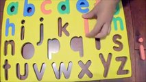 Una y una en un tiene una un en y a B C alfabeto mariposa juego Niños Aprender rompecabezas juguete de madera de