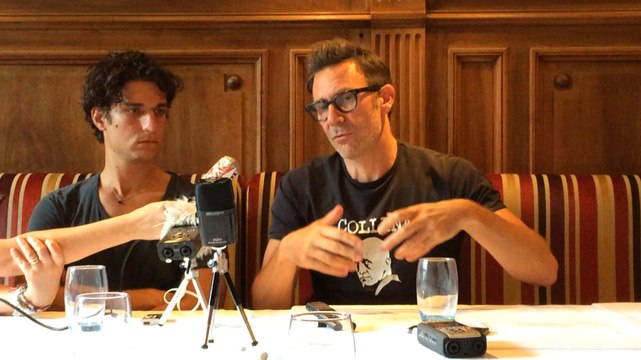 Michel Hazanavicius et Louis Garrel à Nantes pour présenter Le Redoutable en avant-première
