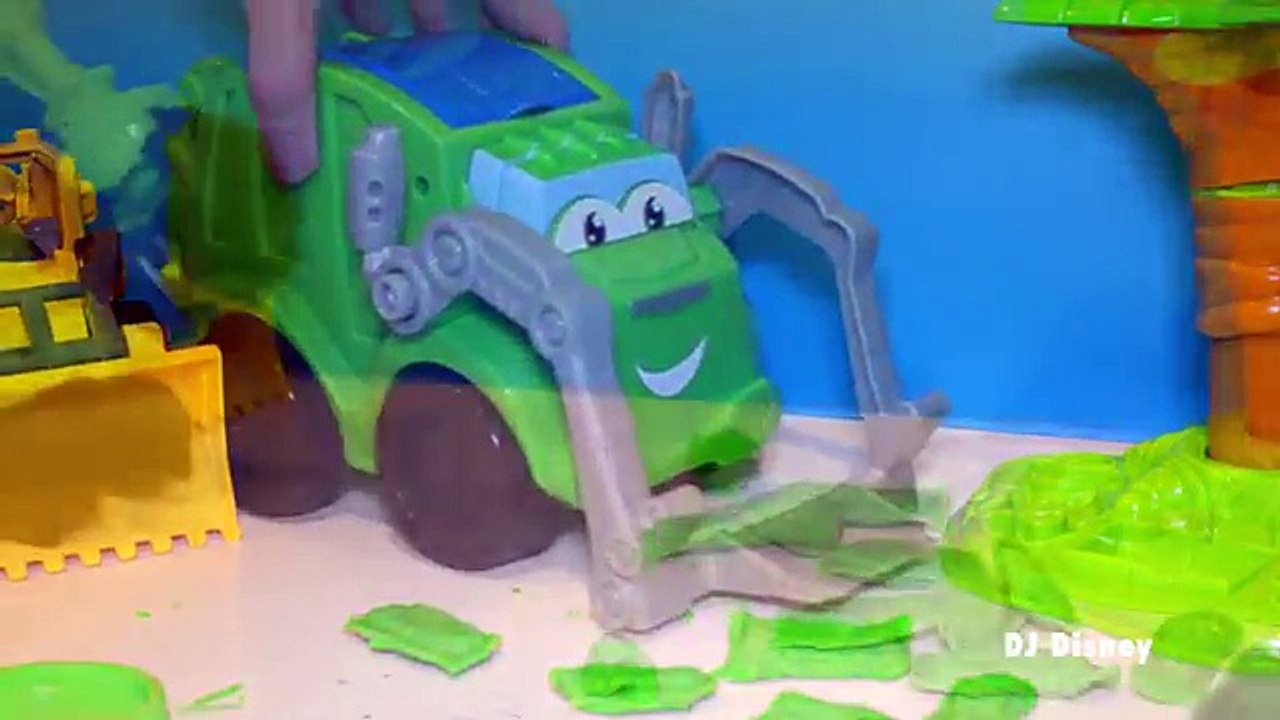 Construcción basura poderoso aparejos ruidoso el basura camión playdoh tonka toxina Diggin Mac