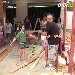 L.A. Man Teams Up With Kids To Build Tiny Homes