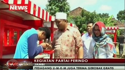 Tingkatkan UMKM, DPW Kaltim Bagikan 10 Gerobak Perindo