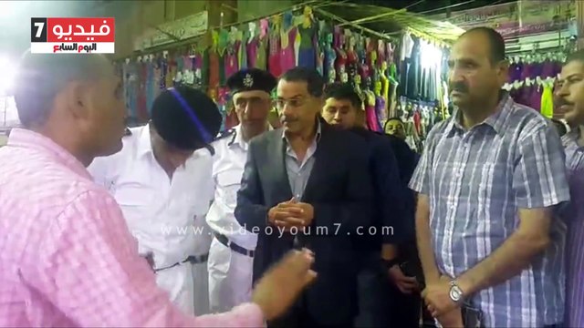 مدير أمن الإسماعيلية يتفقد السوق التجارى وميادين وشوارع القنطرة غرب