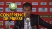 Conférence de presse US Orléans - RC Lens (2-0) : Didier OLLE-NICOLLE (USO) - Eric SIKORA (RCL) - 2017/2018