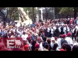 AMLO encabeza sobre Paseo de la Reforma / Ingrid Barrera