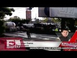 Volcadura de pipa provoca caos vial en Tlalnepantla /  Ingrid Barrera
