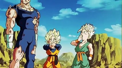 アニメ・ドラゴンボール改・魔人ブウ編　＜べジータが息子と最後
