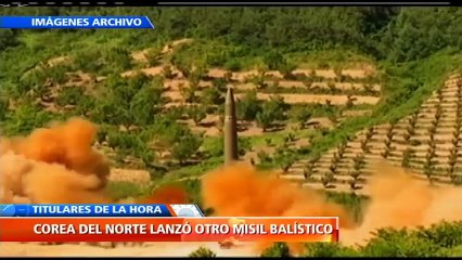 Corea del Norte lanzó un nuevo misil no identificado por encima del territorio japonés