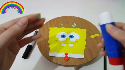 Download Video: Sünger Bob KAĞITTAN How to Make Paper SpongeBob 스폰지밥 네모바지