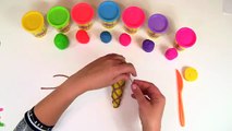 DIY How to Make Play Doh Rainbow Ice Cream Modelling Clay Learn Colors * RainbowLearning