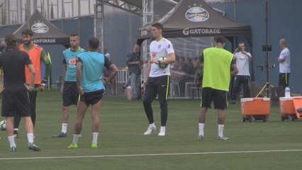 Brasil se entrena por primera vez de cara a Rusia 2018