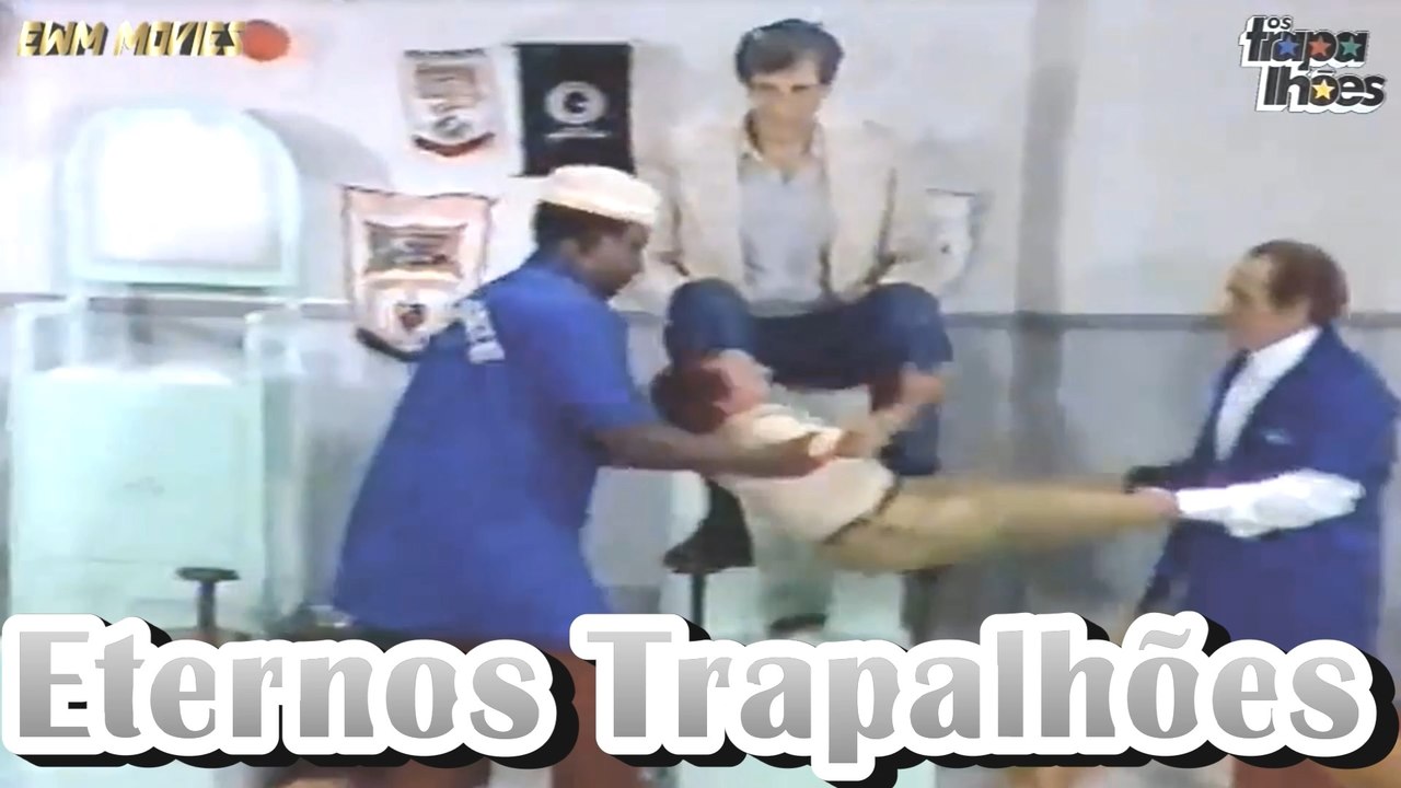 Os Trapalhões - Os engraxates Mussum e Didi.