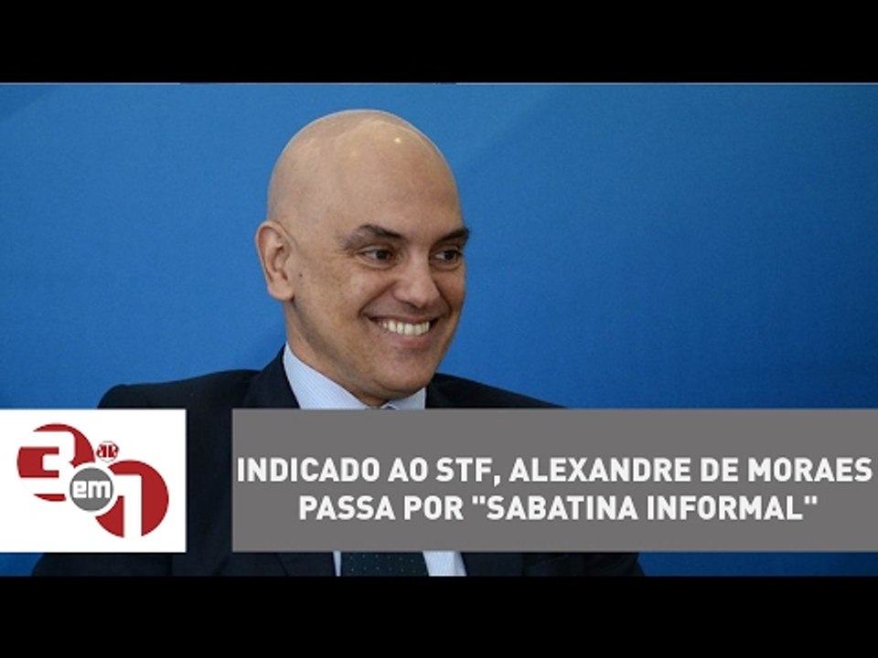 Indicado ao STF, Alexandre de Moraes passa por "sabatina informal" em uma chalana, em Brasília