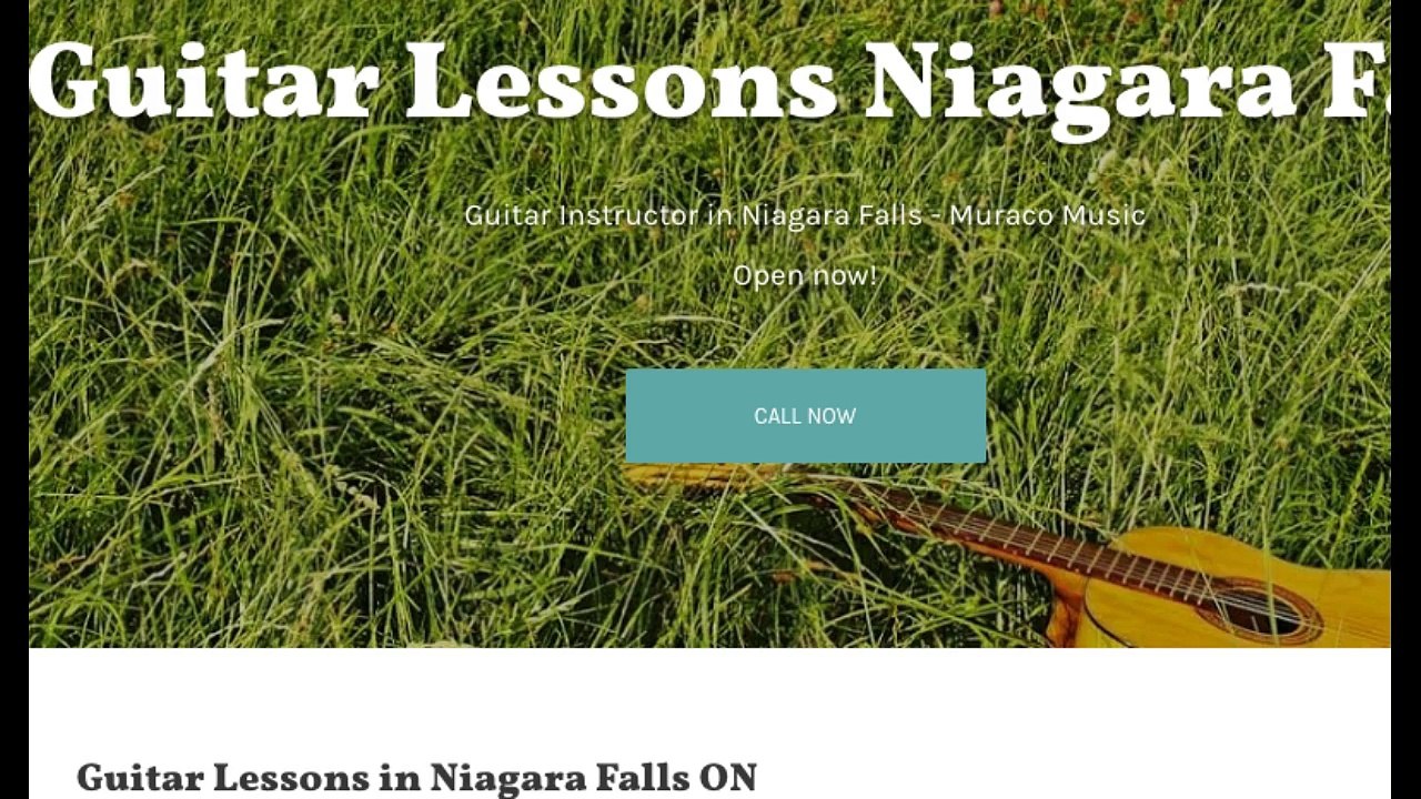 Guitar Lessons Niagara Falls