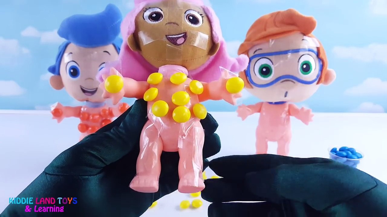 Learn Colors with Bubble Guppies Baby Using Candy Fun Learning Nursery Rhyme Video #kids