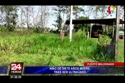 Puerto Maldonado: niño muere tras ser ultrajado