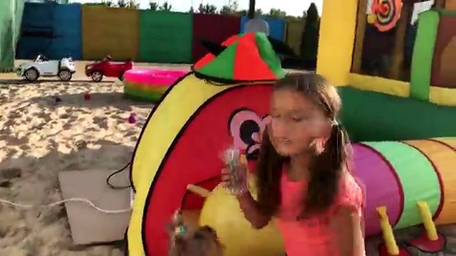 Bad Baby Learn Colors with Balloons, Popping Water Balloons, Nursery Rhymes Songs for Kids