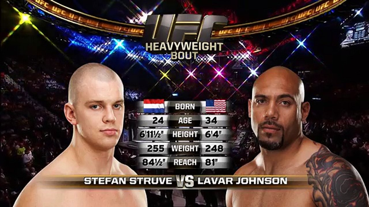 Fight Night Rotterdam Free Fight_ Stefan Struve vs Lavar Johnson
