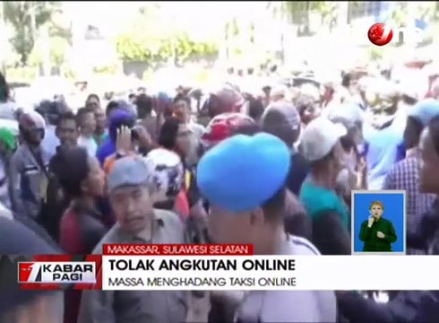 Ratusan Pengemudi Bentor Demo Tolak Angkutan Online