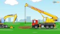 The Yellow Tow Truck helps in the City After Crash Cars and truck cartoon Compilation For Kids