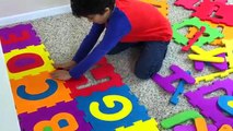 Mousse enfants Apprendre allons jouer spongieux le le le le la Abc alphabet de casse-tête