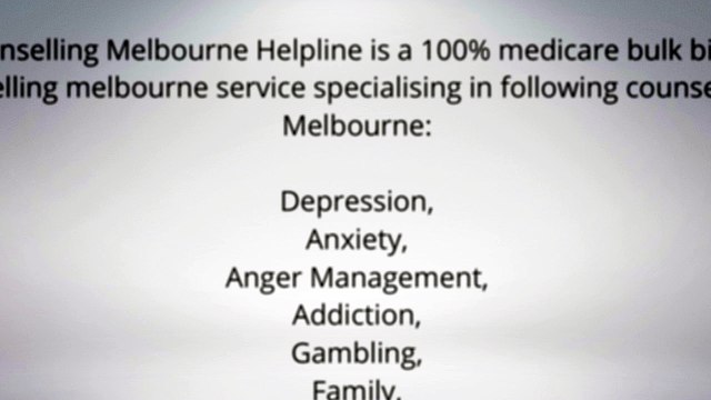Counselling Melbourne 100% Bulk Billed