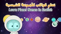 Learn Planet Names in Arabic for Kids - تعلم اسماء الكواكب باللغة العربية للأطفال