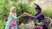 Frozen Elsa in Superheroes Lose Costumes Episode! w\ Maleficent & Spiderman in Real Life