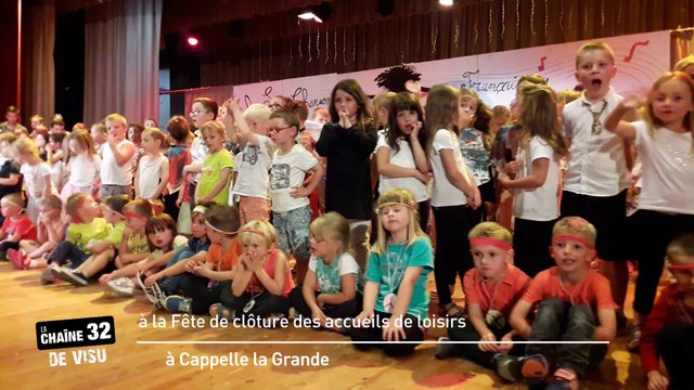 A la Fête de clôture des accueils de loisirs à Cappelle la Grande